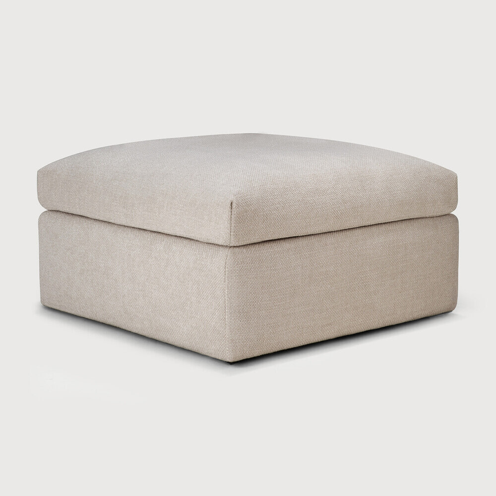 Ethnicraft Hocker Mellow 80 x 80cm - Ecru