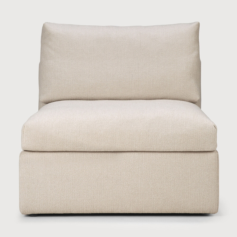 Ethnicraft Modulaire Bank 'Mellow' 1-zits, kleur Off White