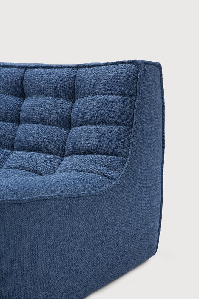 Ethnicraft Modulaire Bank 'N701' 1-zits, kleur Blauw