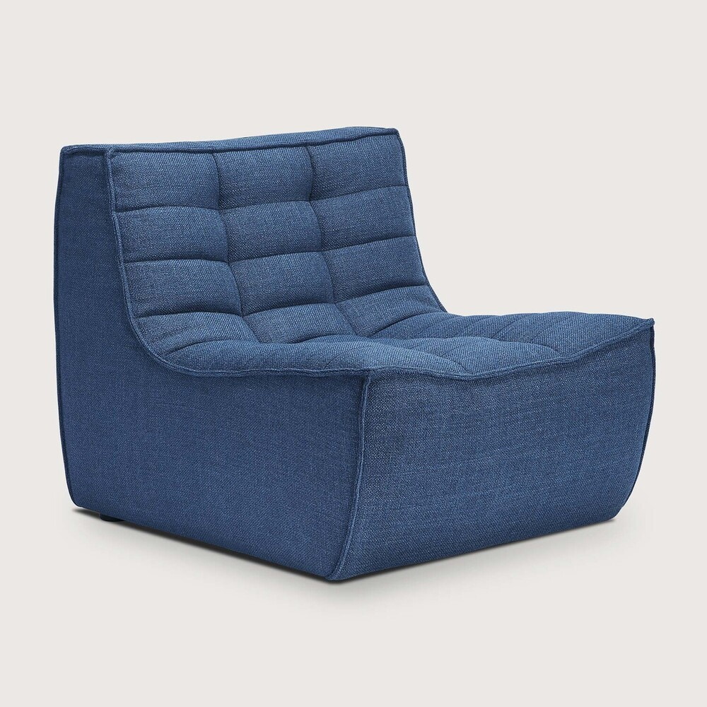 Ethnicraft Modulaire Bank 'N701' 1-zits, kleur Blauw