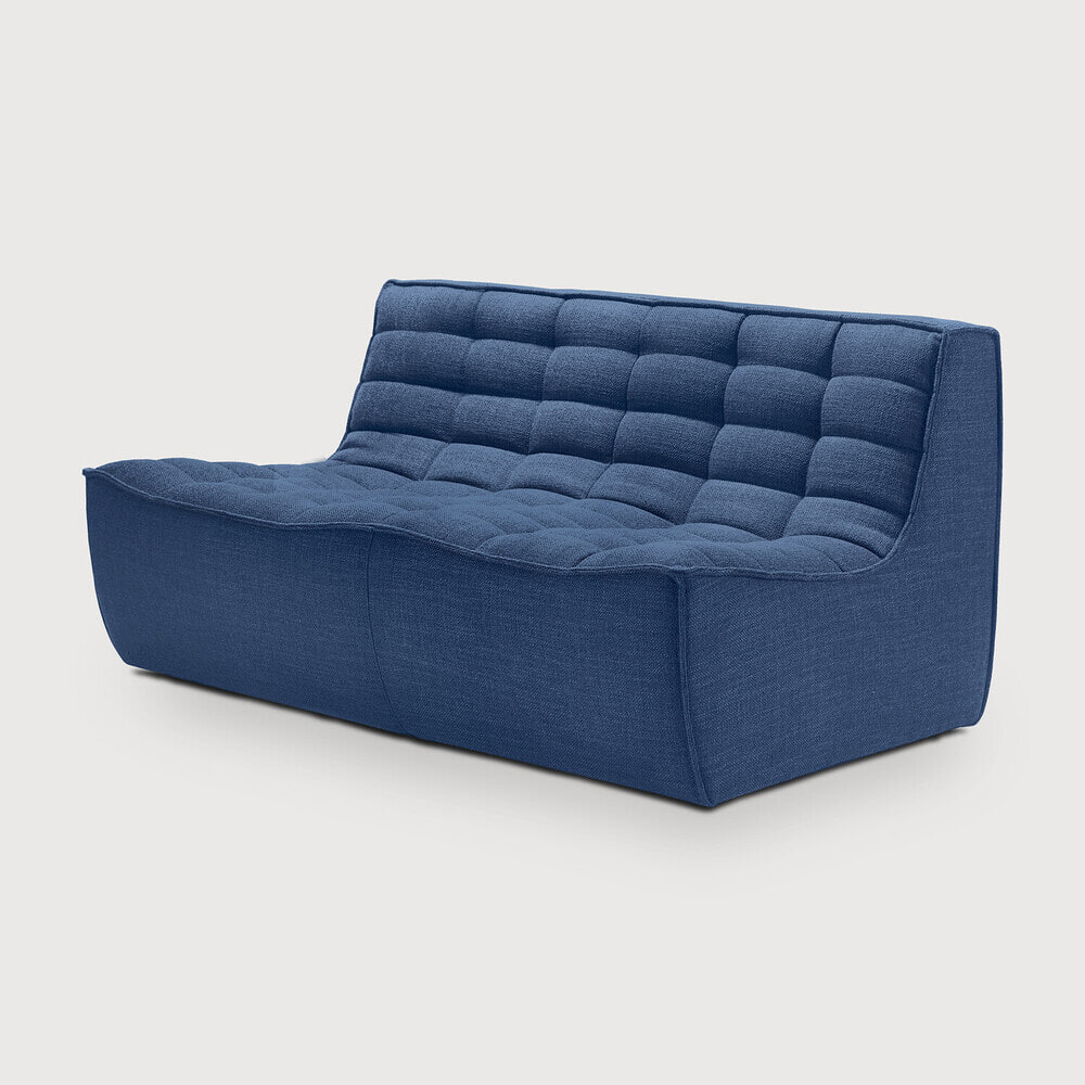 Ethnicraft Modulaire Bank 'N701' 2-zits, kleur Blauw