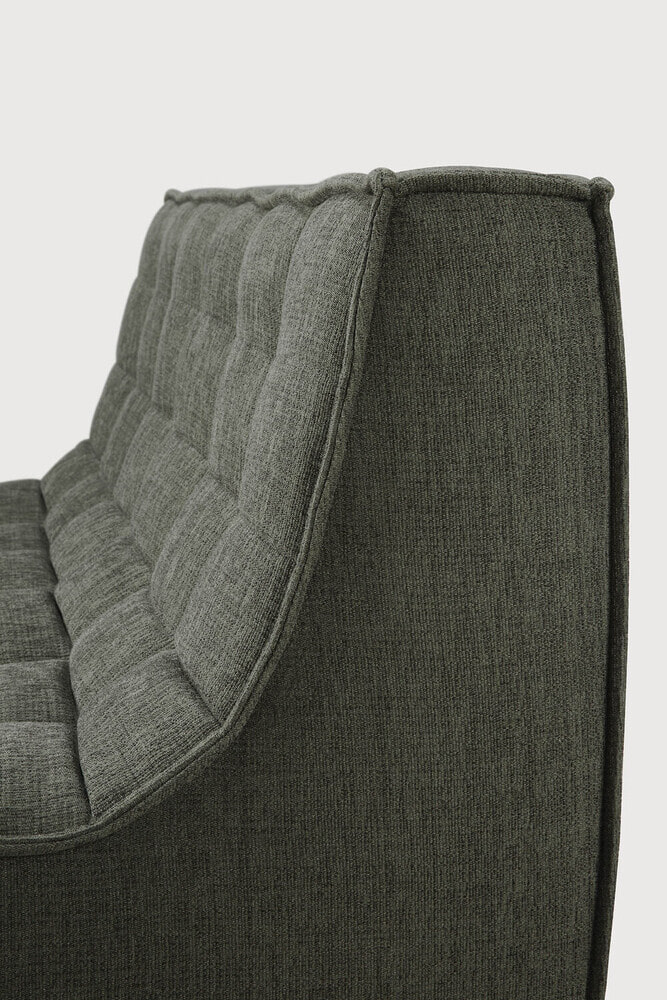 Ethnicraft Modulaire Bank 'N701' Eco, 2-zits, kleur Moss