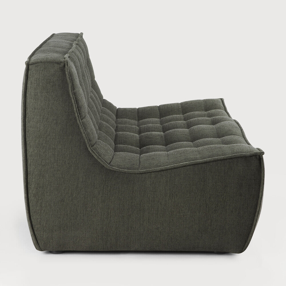 Ethnicraft Modulaire Bank 'N701' Eco, 2-zits, kleur Moss