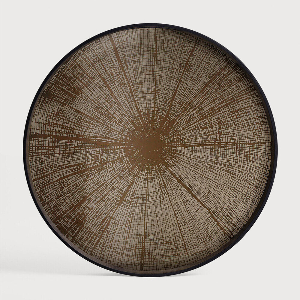 Ethnicraft Rond Dienblad Slice 61cm - Brons