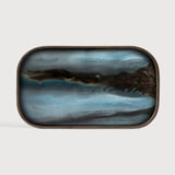 Ethnicraft Dienblad 'Organics' 53 x 31cm, kleur Slate