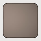 Ethnicraft Spiegel 'Camber' 90 x 90cm, kleur Brons