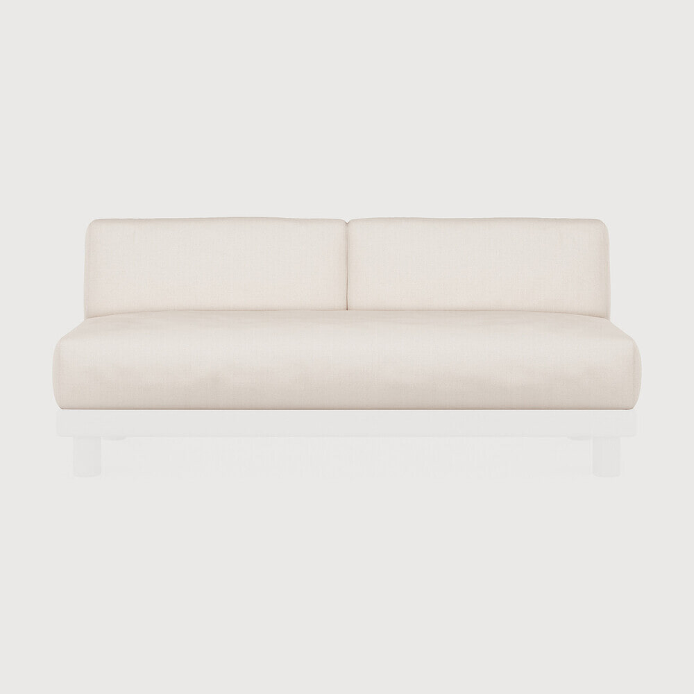 Ethnicraft Zitkussen 'Monocle' t.b.v. 2-zits Modulaire Loungeset Monocle, kleur Wit