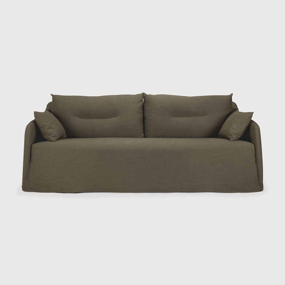 Ethnicraft 2-zits Bank Weave - Groen