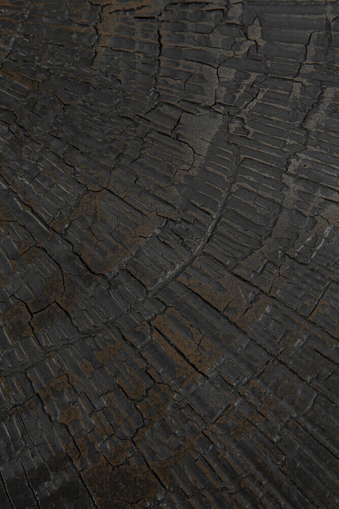 Ethnicraft Ronde Salontafel 'Nesting' Minerals, Set van 2 stuks, kleur Slice Umber