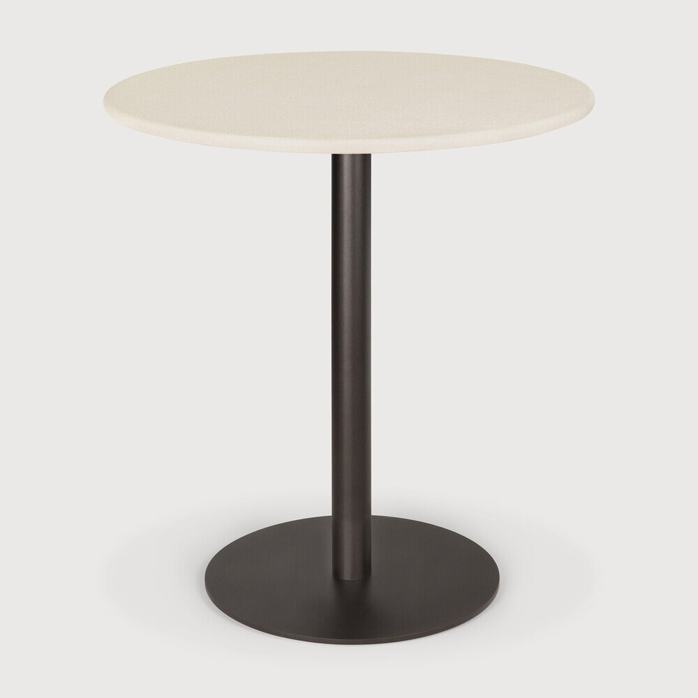 Ethnicraft Ronde Bistrotafel Blend 70cm - Off White