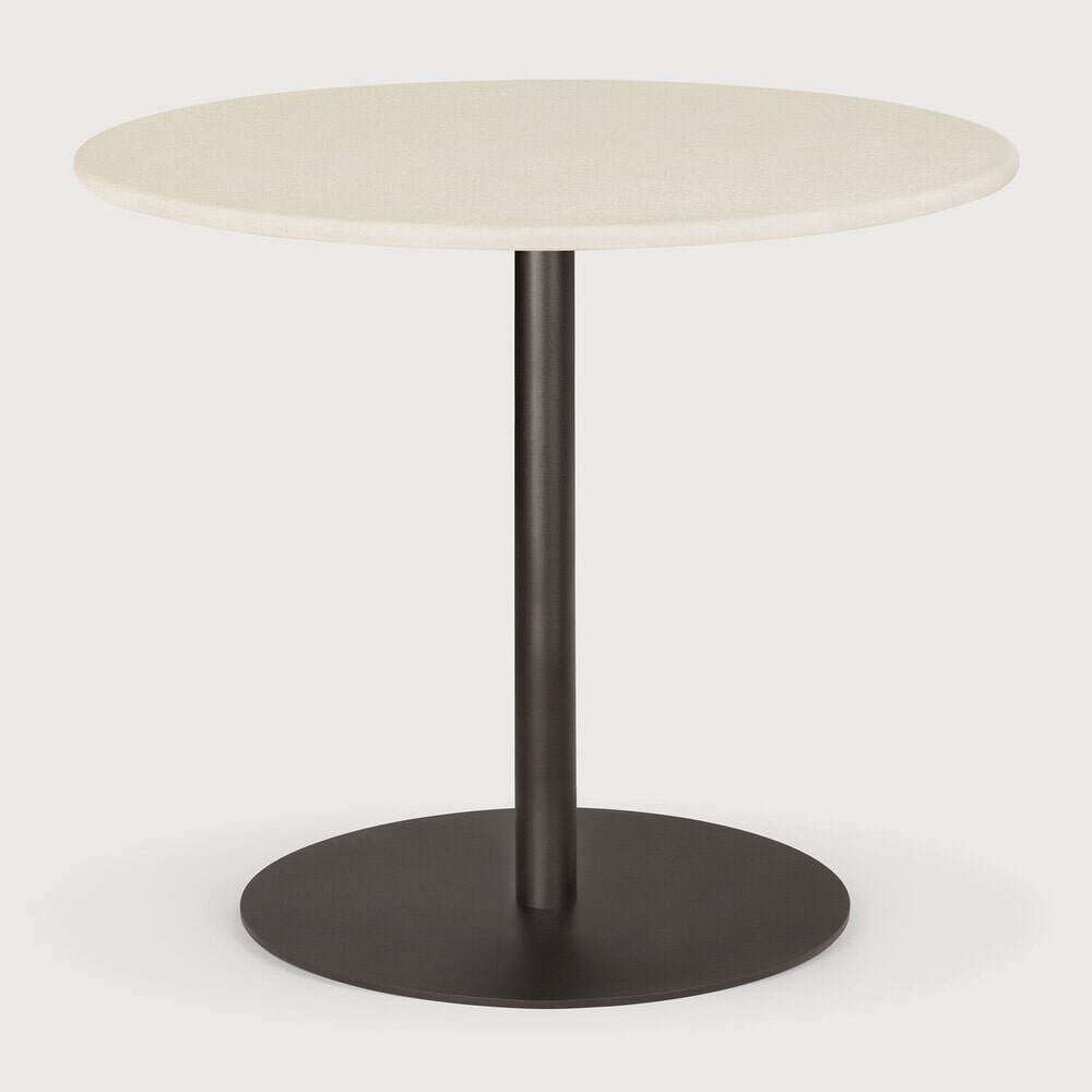 Ethnicraft Ronde Bistrotafel Blend 90cm - Off White