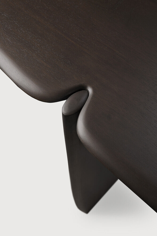 Ethnicraft Sidetable 'PI' Gevernist Mahoniehout, 130cm, kleur Donkerbruin