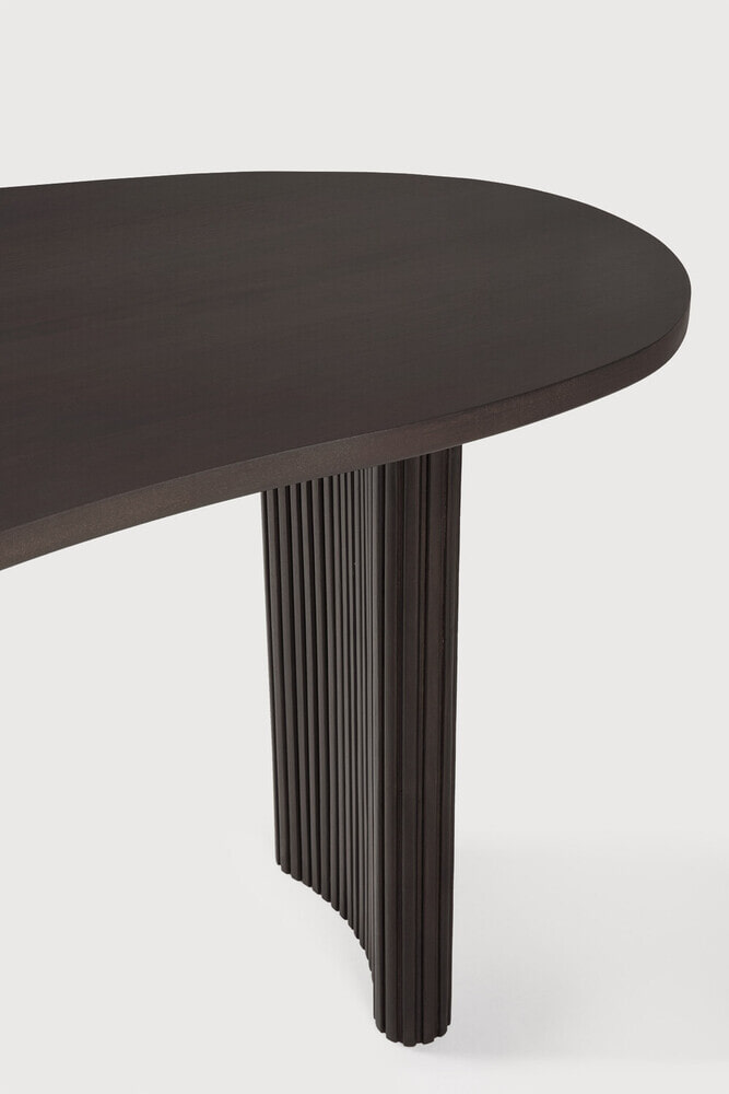 Ethnicraft Organisch Bureau 'Boomerang' Gevernist Mahoniehout, 160 x 83cm