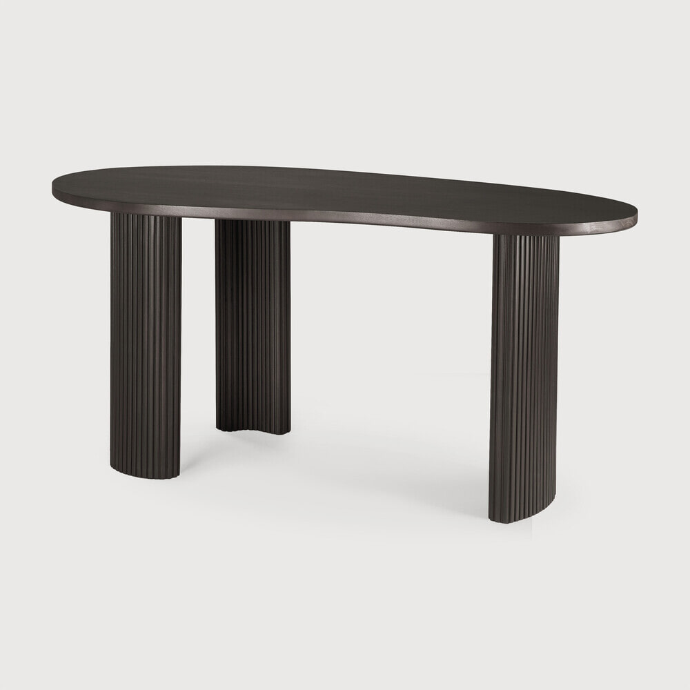 Ethnicraft Organisch Bureau 'Boomerang' Gevernist Mahoniehout, 160 x 83cm