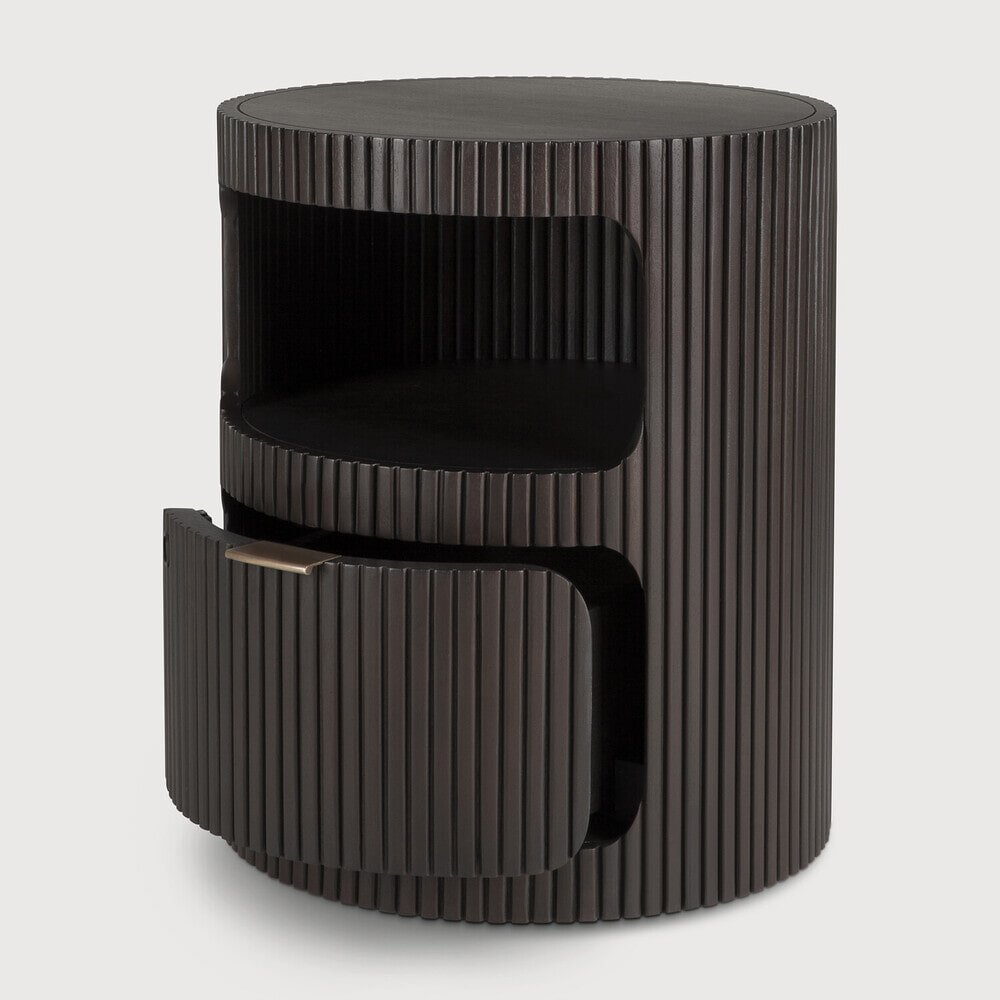 Ethnicraft Ladekast 'Boomerang' Gevernist Mahoniehout, Met 1 lade