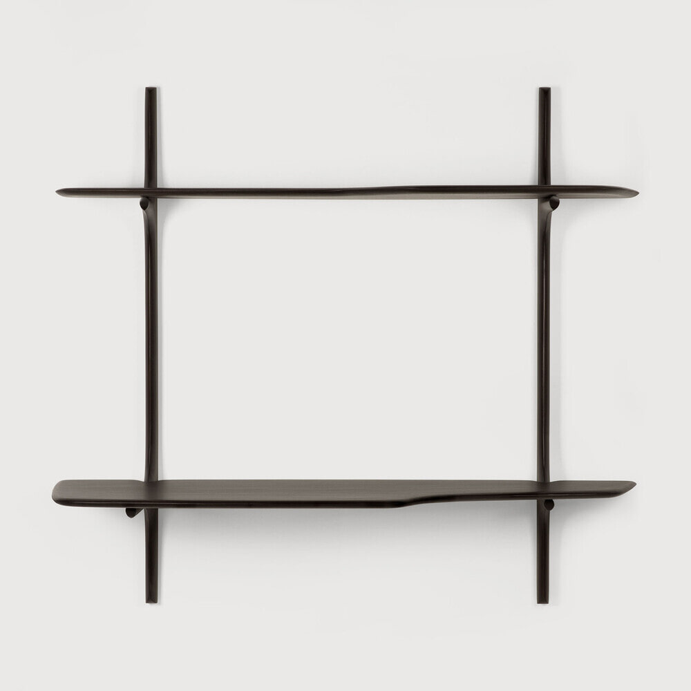 Ethnicraft Hangend Bureau PI Gevernist Mahoniehout, 140 x 48cm - Donkerbruin