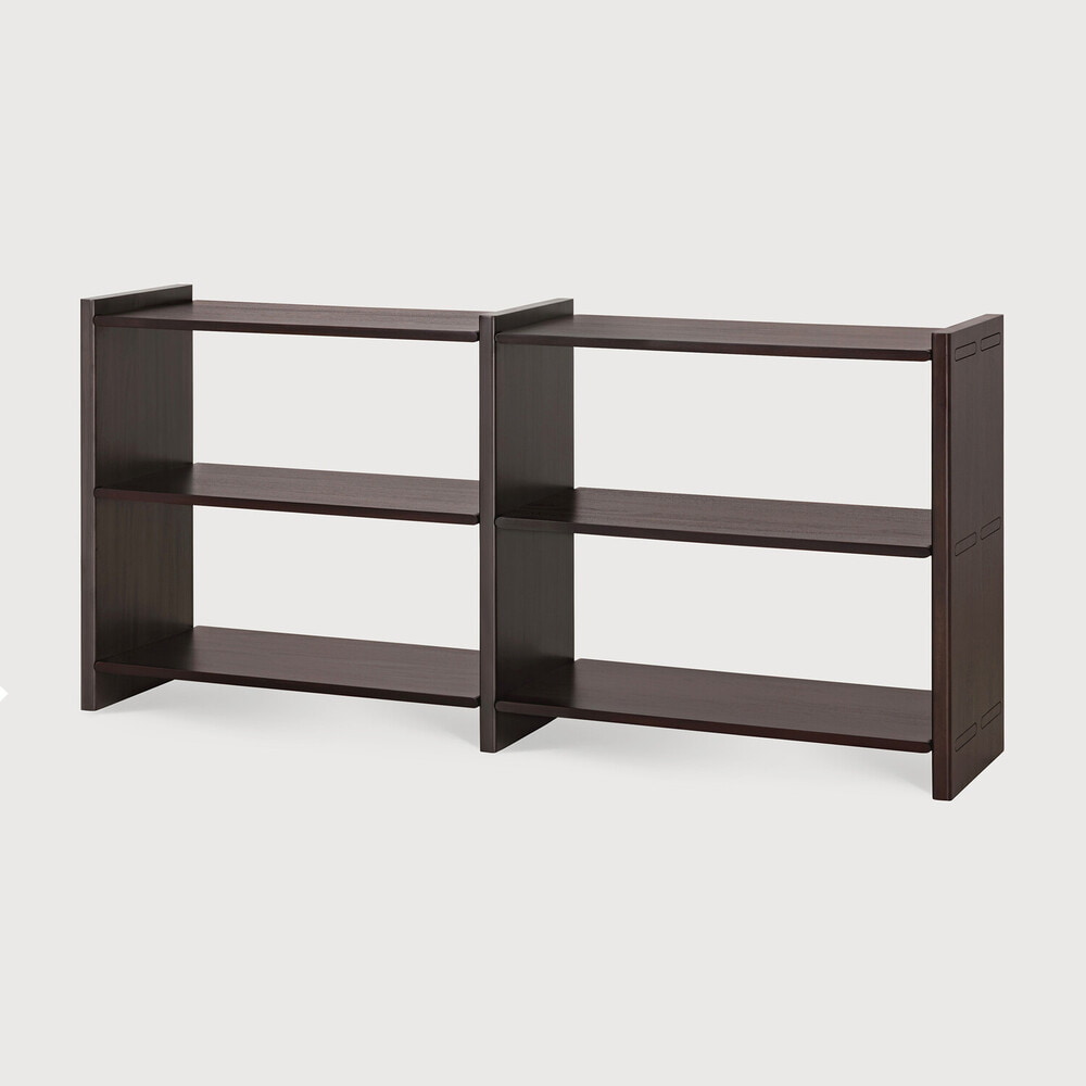 Ethnicraft Wandrek Mortise Gevernist Mahoniehout, 82 x 175cm - Rose Brown