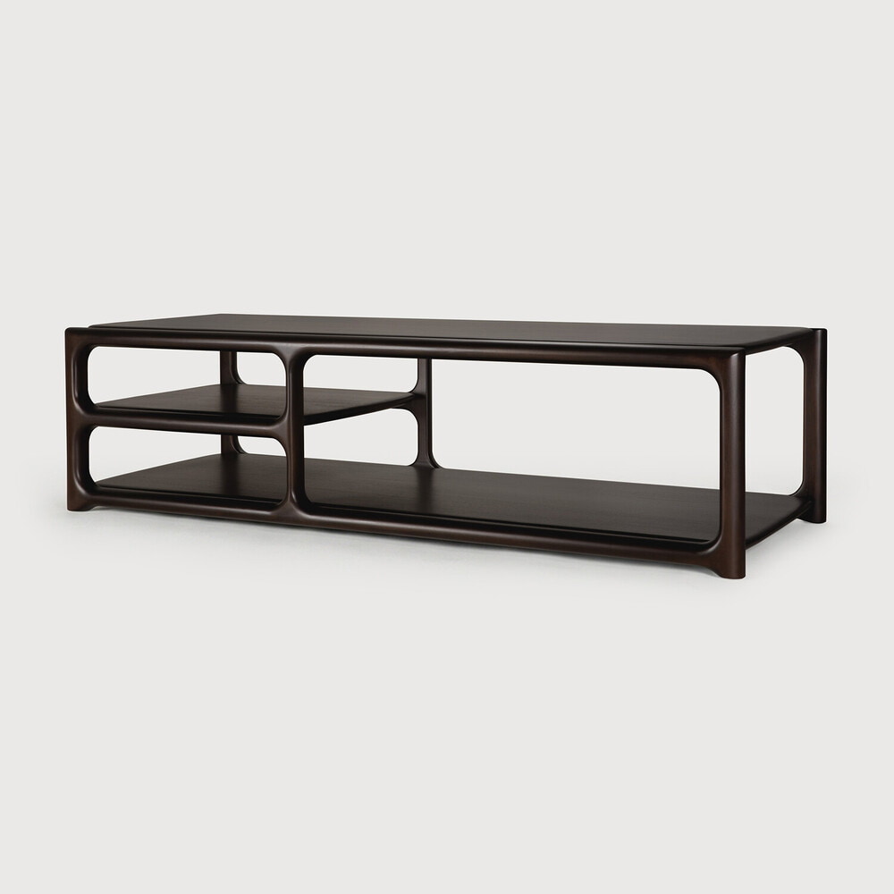 Ethnicraft Salontafel Eda Gevernist Mahoniehout, 151 x 60cm - Rose Brown