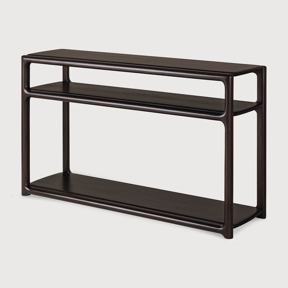 Ethnicraft Sidetable Eda Gevernist Mahonie, 131cm - Rose Brown