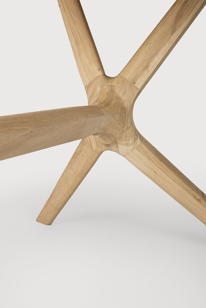 Ethnicraft Eettafel 'X' Geolied Eikenhout, 250 x 100cm