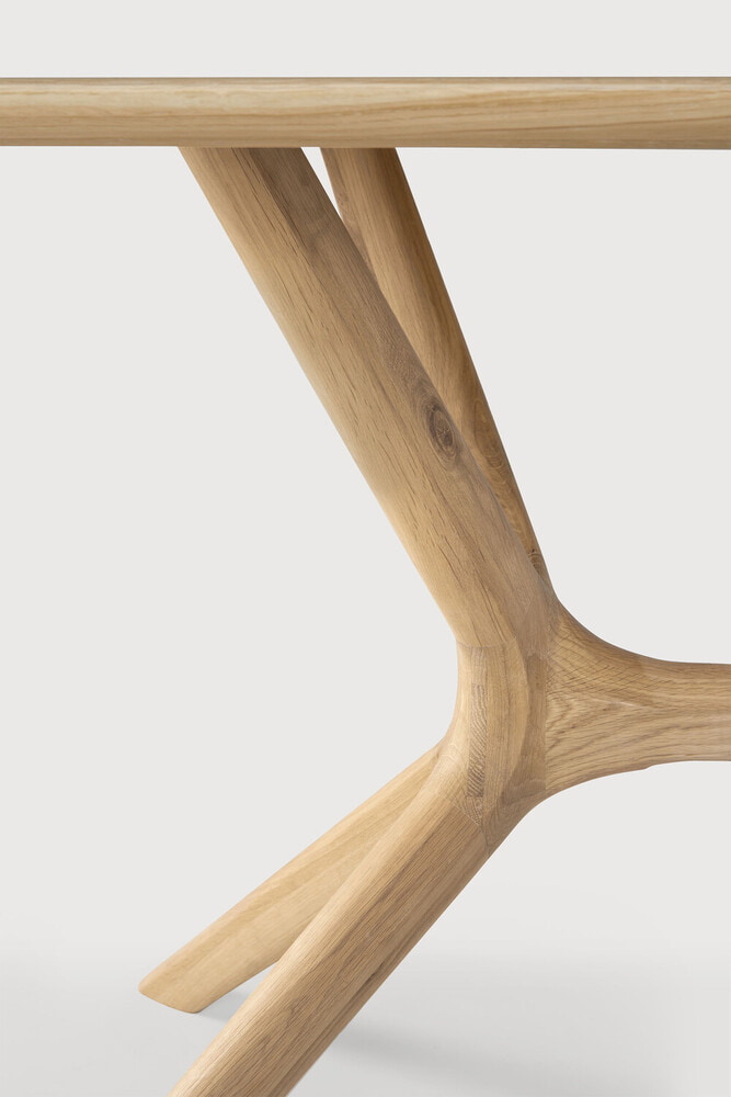 Ethnicraft Eettafel 'X' Geolied Eikenhout, 250 x 100cm