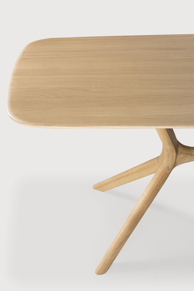 Ethnicraft Eettafel 'X' Geolied Eikenhout, 250 x 100cm
