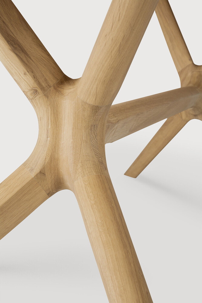Ethnicraft Eettafel 'X' Geolied Eikenhout, 250 x 100cm
