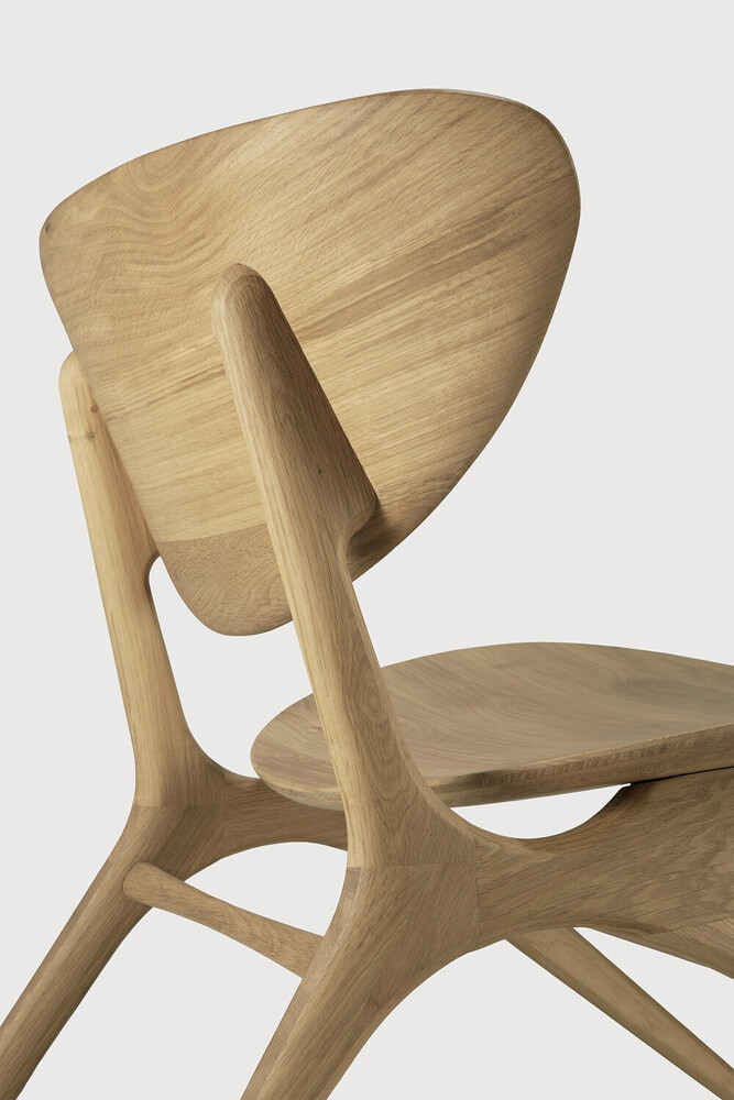 Ethnicraft Fauteuil 'Eye' Geolied Eikenhout, kleur Naturel
