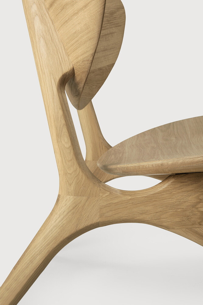 Ethnicraft Fauteuil 'Eye' Geolied Eikenhout, kleur Naturel