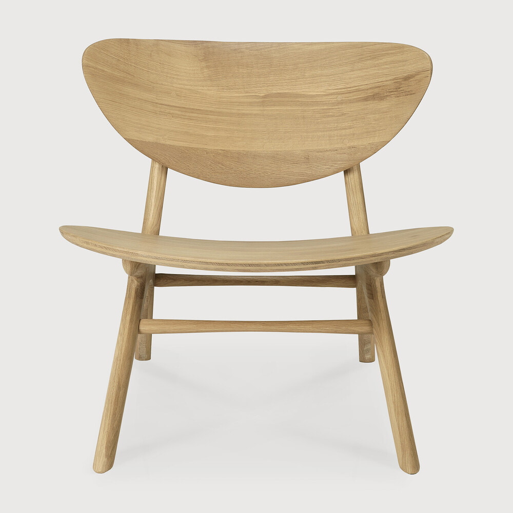 Ethnicraft Fauteuil 'Eye' Geolied Eikenhout, kleur Naturel