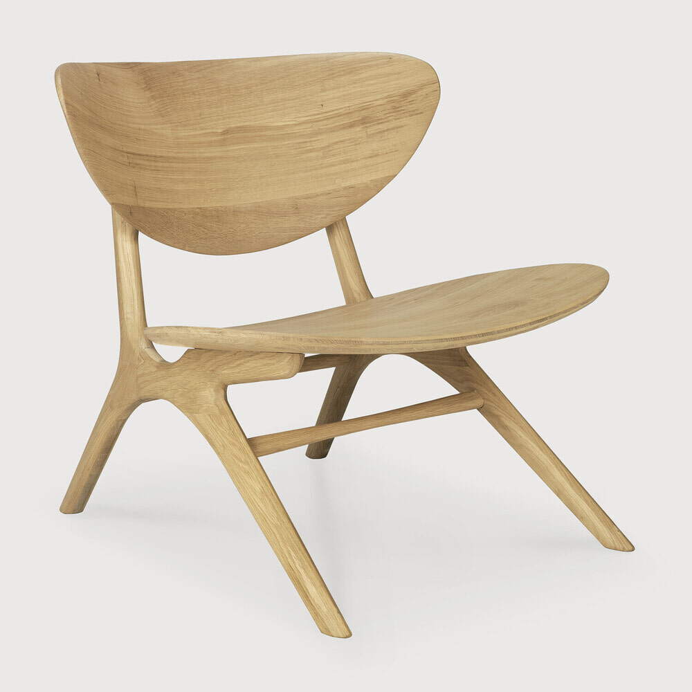Ethnicraft Fauteuil Eye Geolied Eikenhout - Naturel
