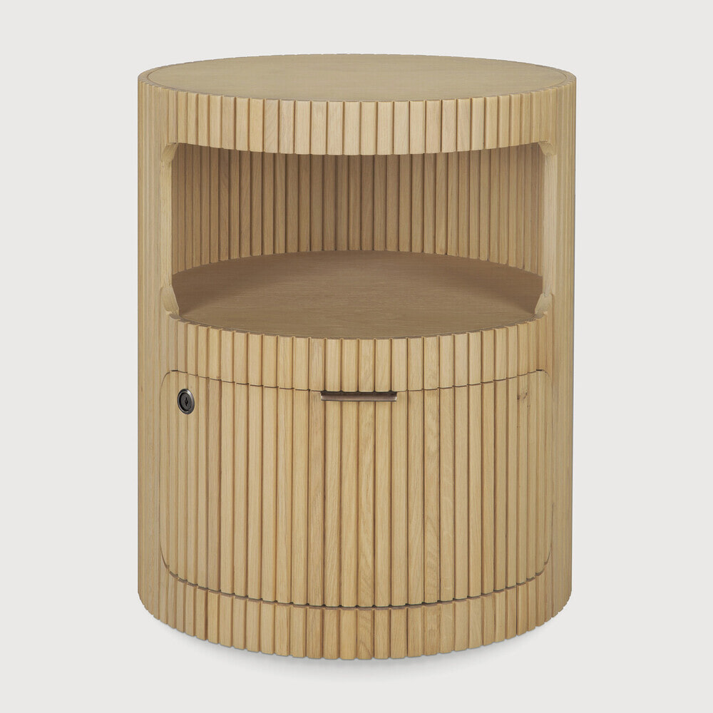 Ethnicraft Ronde Ladekast 'Boomerang' Geolied Eikenhout, kleur Naturel