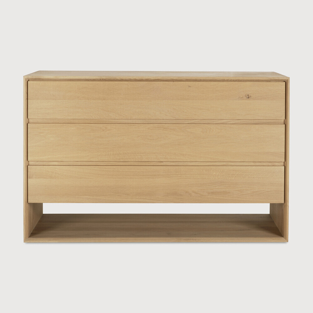 Ethnicraft Ladekast Nordic Geolied Eikenhout, 130cm - Naturel