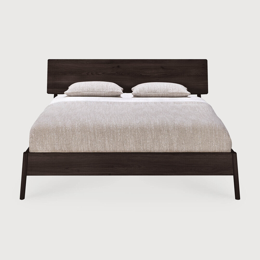 Ethnicraft Bed 'Air' Gevernist Eikenhout, 180 x 200cm, kleur Bruin