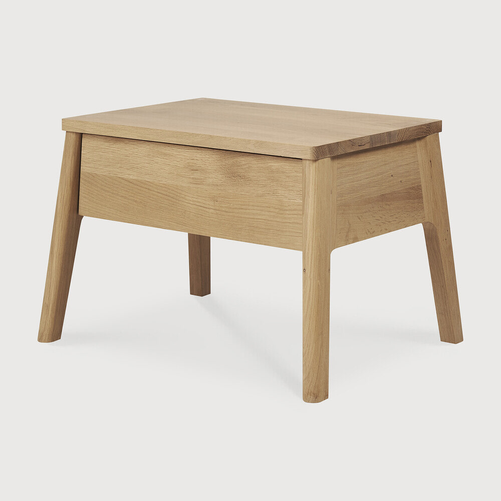 Ethnicraft Nachtkastje 'Air' Geolied Eikenhout, kleur Naturel
