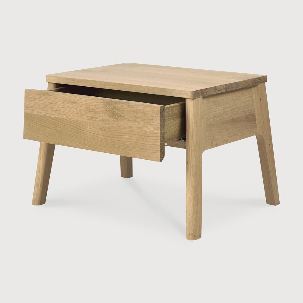 Ethnicraft Nachtkastje 'Air' Geolied Eikenhout, kleur Naturel