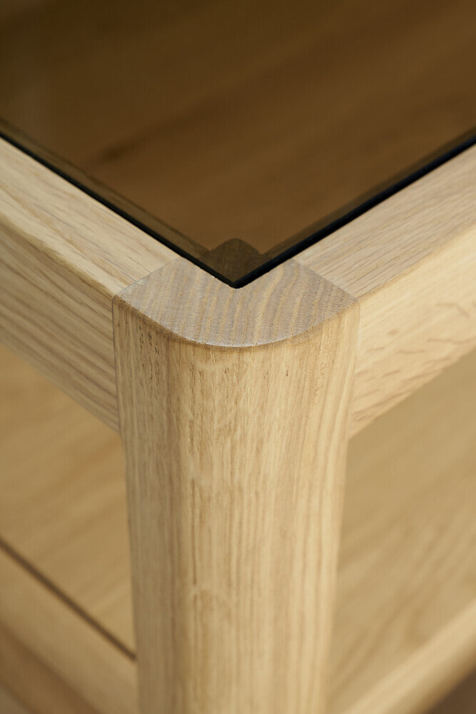 Ethnicraft Dressoir 'Spindle' Geolied Eikenhout, 150cm, kleur Naturel