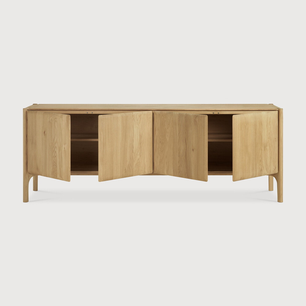 Ethnicraft Dressoir 'PI' Geolied Eikenhout, 230cm