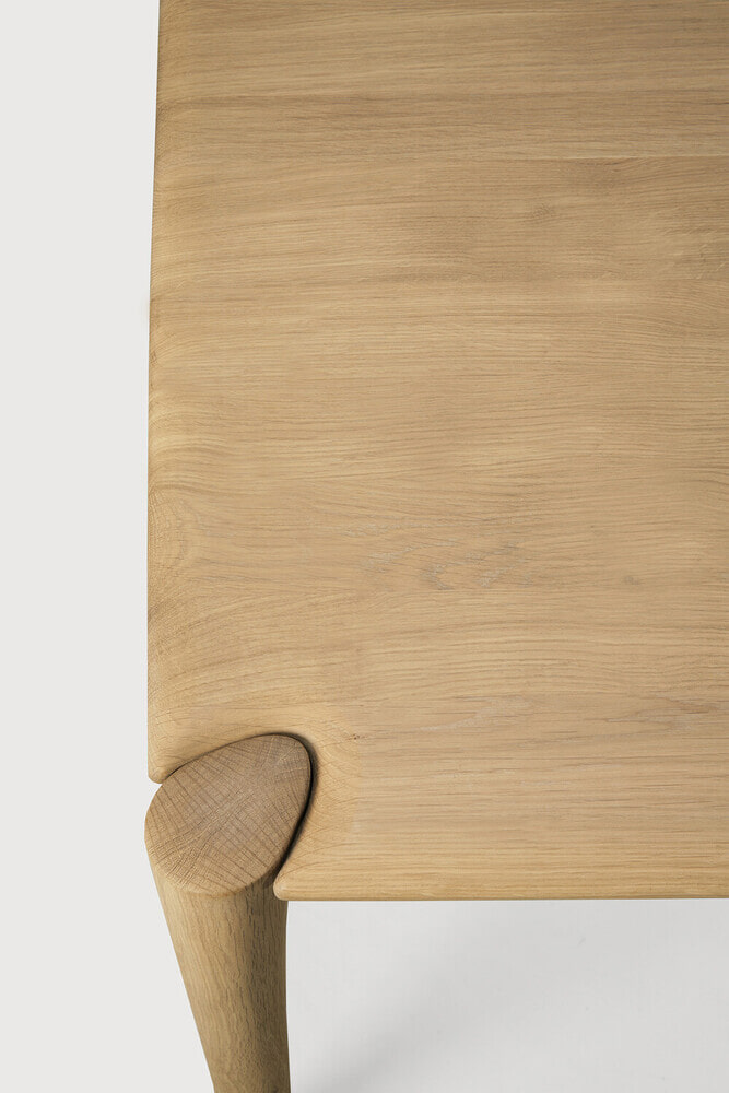 Ethnicraft Eettafel 'PI' Geolied Eikenhout, 240 x 100cm