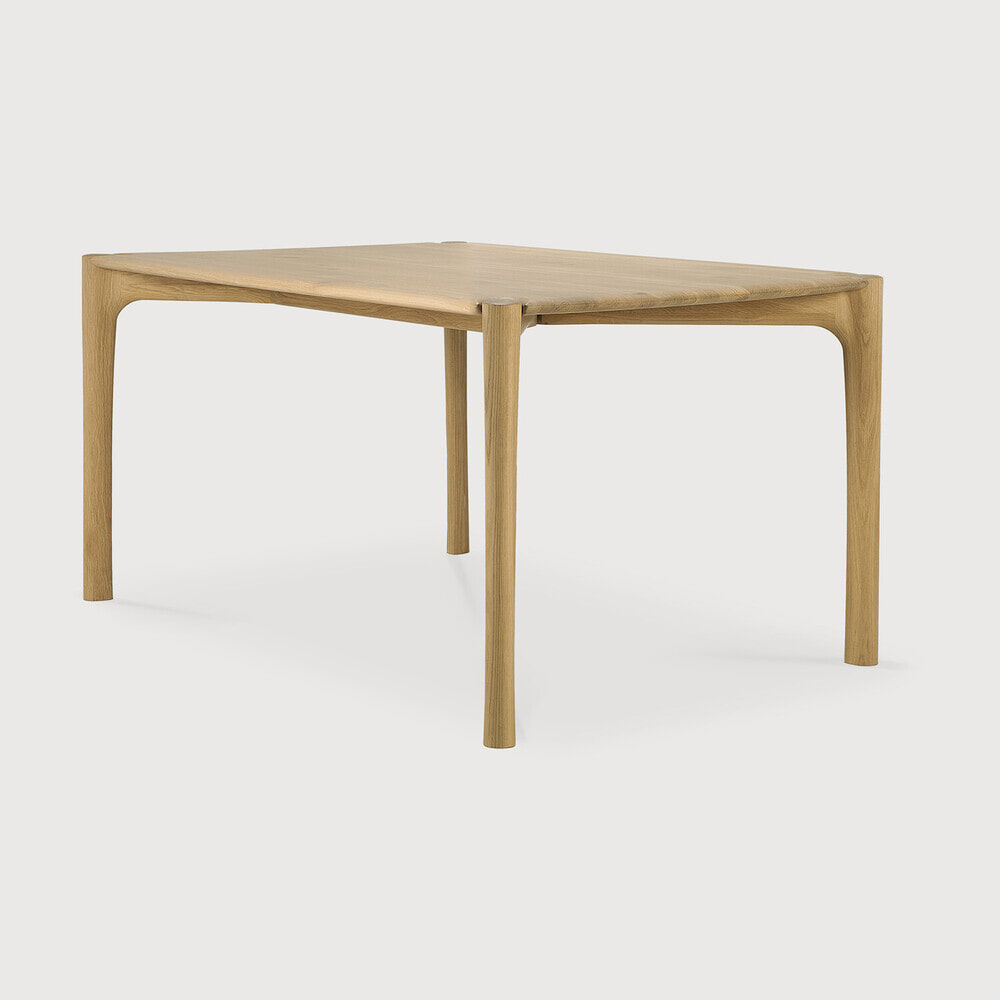 Ethnicraft Eettafel PI Geolied Eikenhout, 140 x 80cm - Naturel