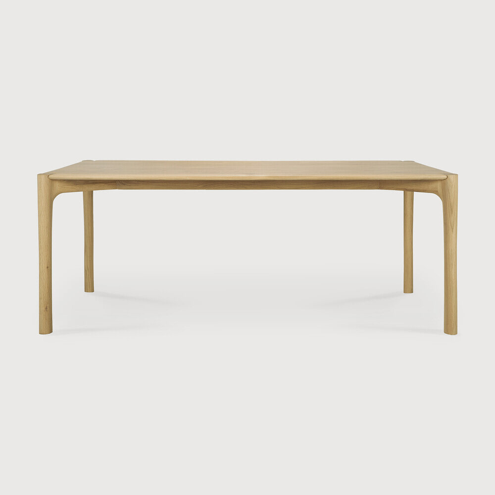 Ethnicraft Eettafel 'PI' Geolied Eikenhout, 200 x 95cm