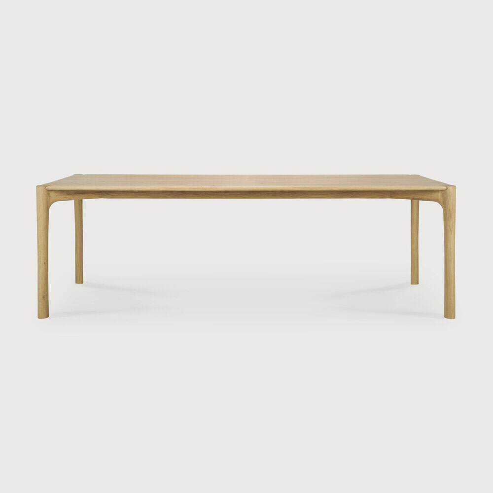 Ethnicraft Eettafel 'PI' Geolied Eikenhout, 240 x 100cm