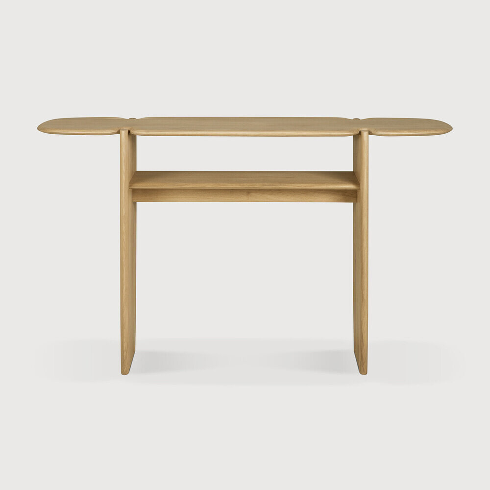 Ethnicraft Sidetable PI Geolied Eikenhout, 130cm - Naturel