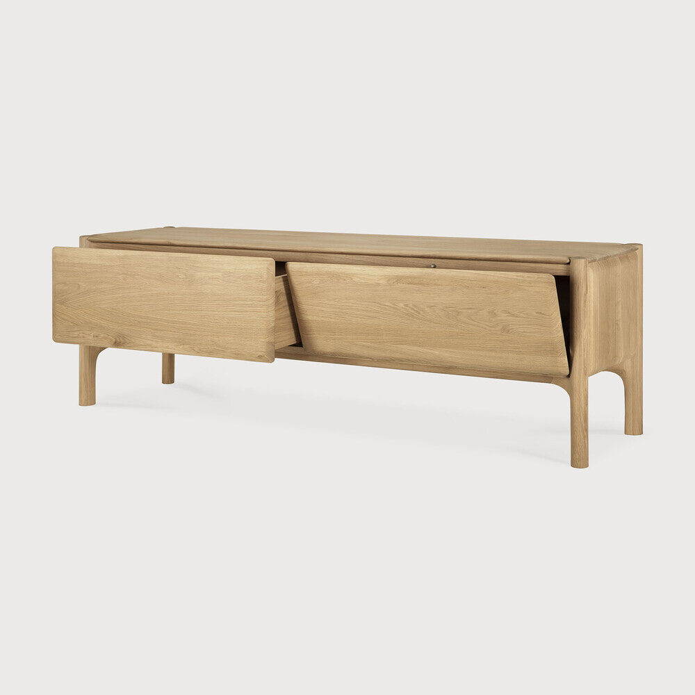Ethnicraft TV-meubel 'PI' Geolied Eikenhout, 164cm