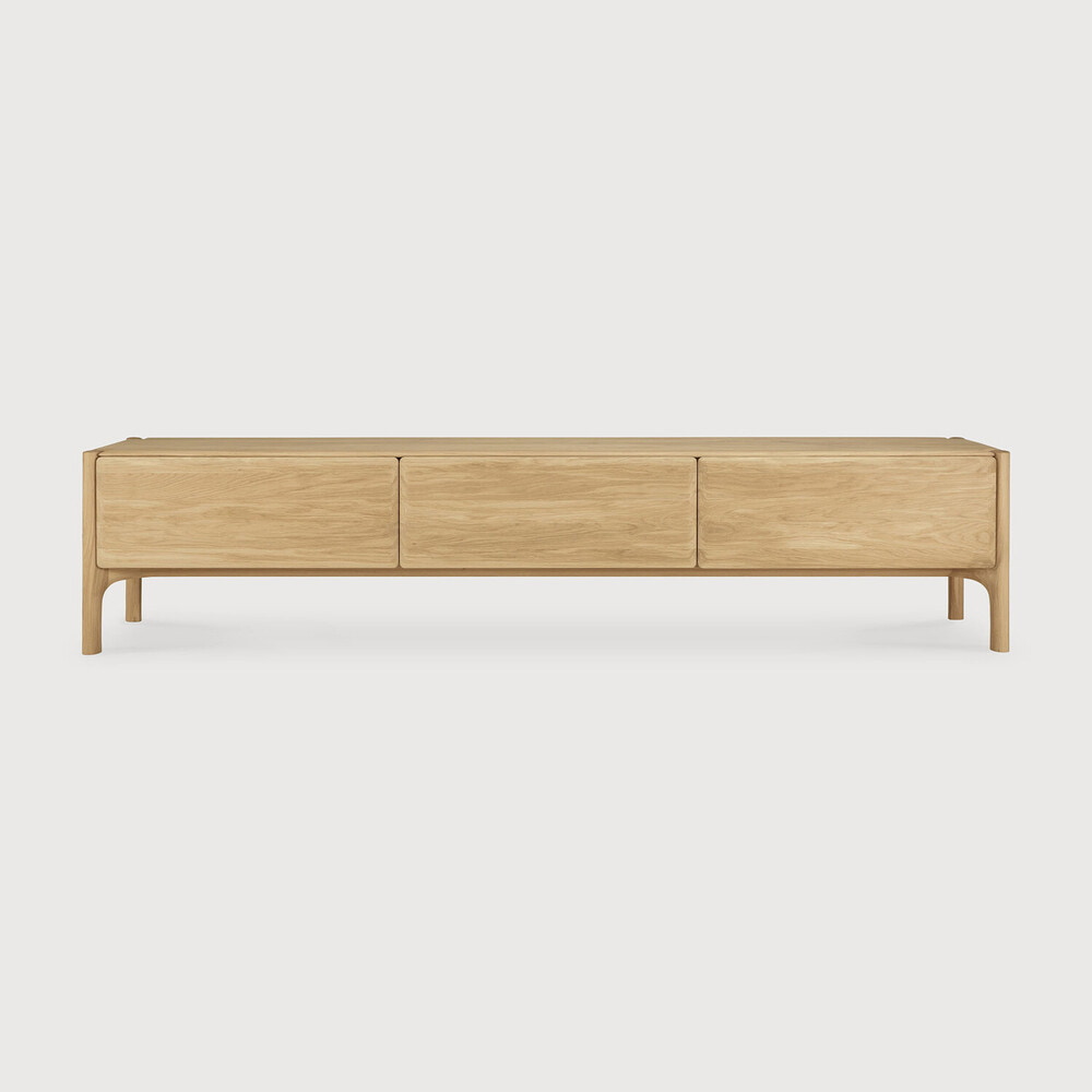 Ethnicraft TV-meubel 'PI' Geolied Eikenhout, 242cm