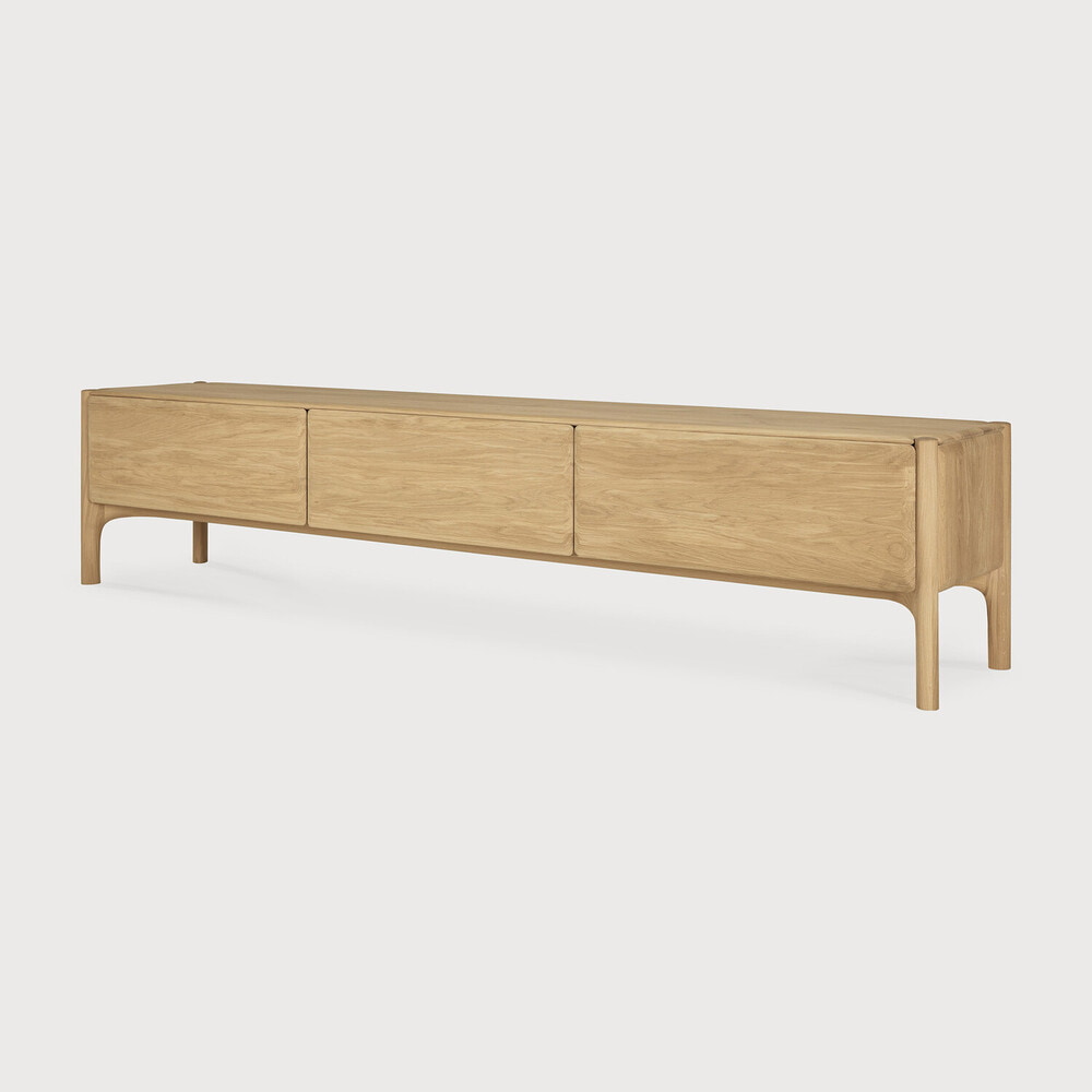 Ethnicraft TV-meubel 'PI' Geolied Eikenhout, 242cm