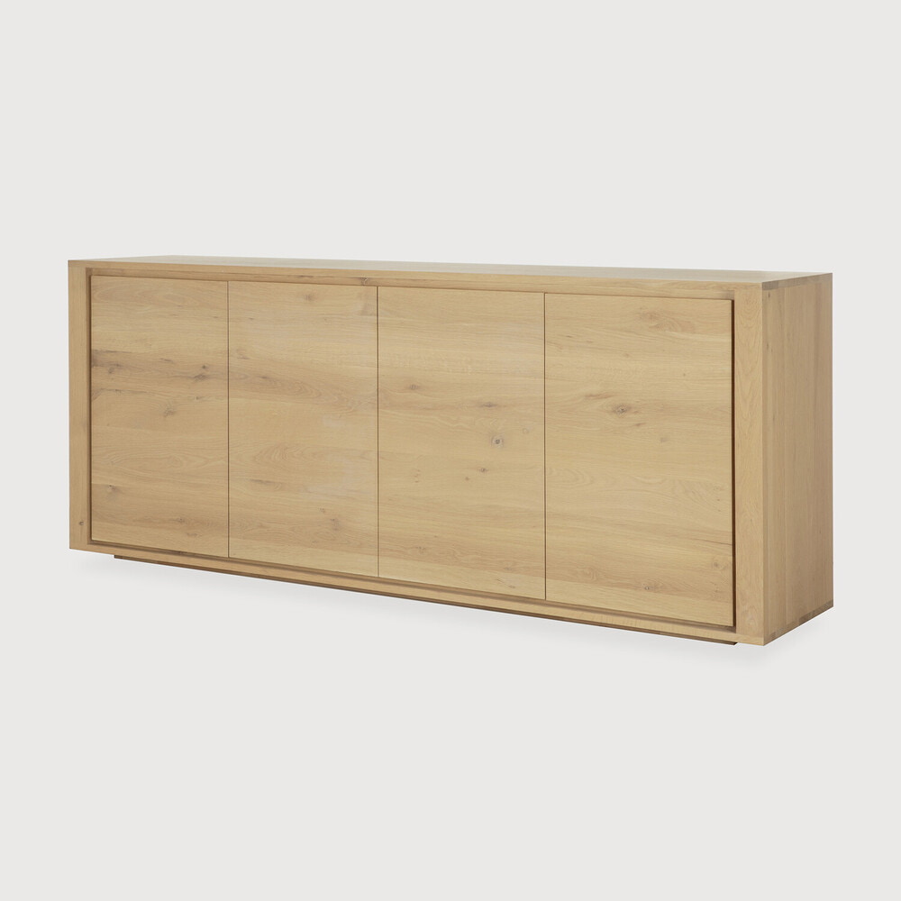 Ethnicraft Dressoir 'Shadow' Geolied Eikenhout, 203cm