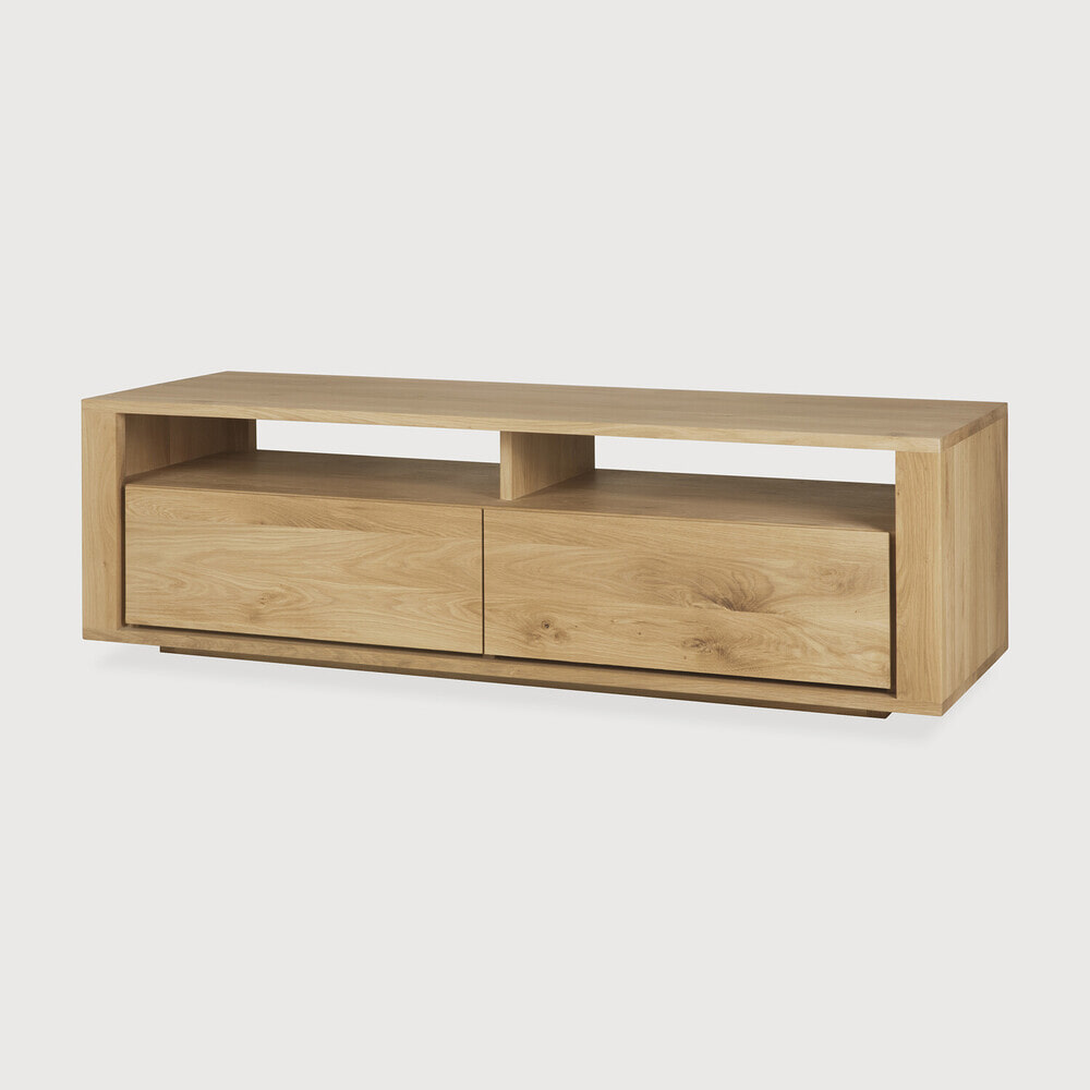 Ethnicraft TV-meubel 'Shadow' Geolied Eikenhout, 140cm