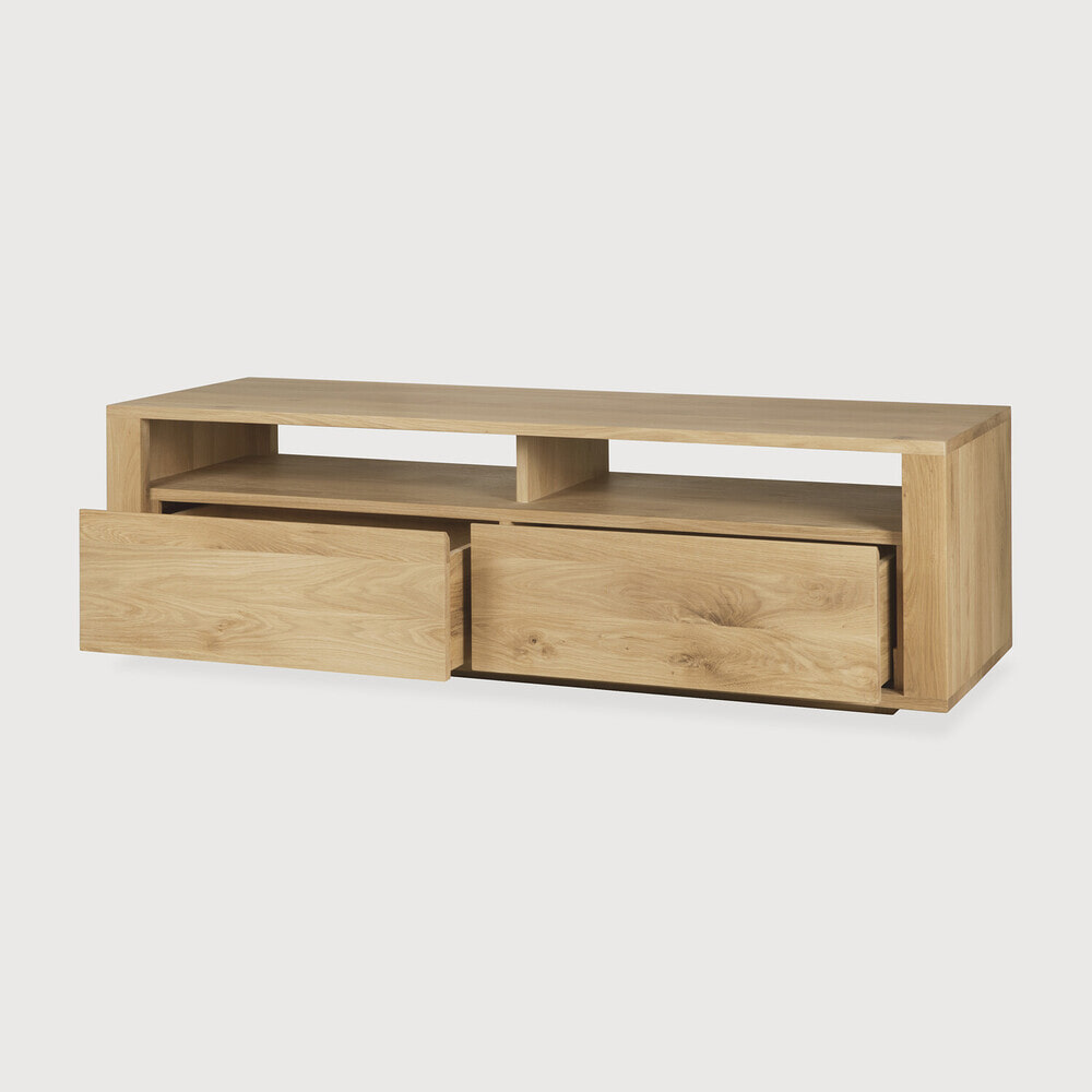 Ethnicraft TV-meubel 'Shadow' Geolied Eikenhout, 140cm