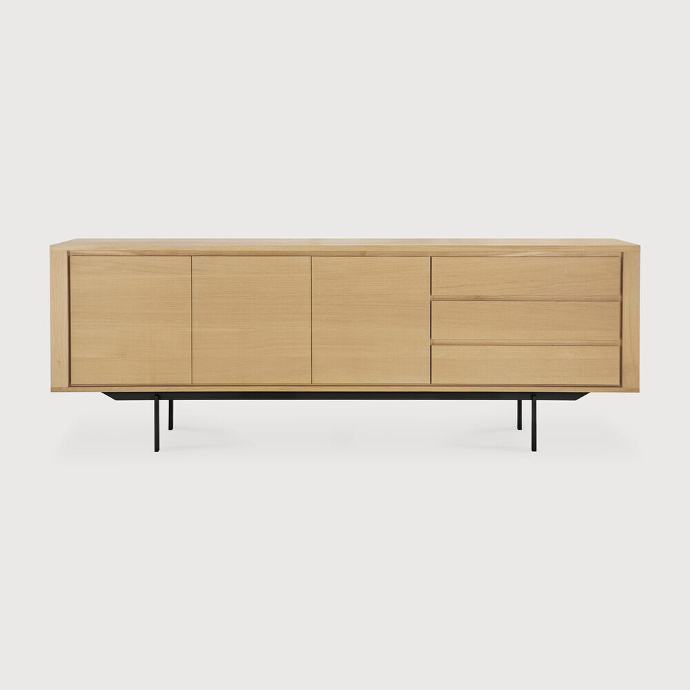 Ethnicraft Dressoir 'Shadow' Geolied Eikenhout, 224cm